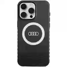 Чехол Audi IML Big Logo Case для iPhone 15 Pro Max Black with MagSafe (AU-IMLMIP15PM-Q5/D2-BK)