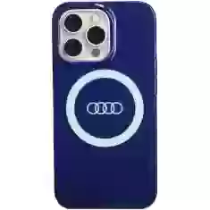 Чехол Audi IML Big Logo Case для iPhone 13 Pro Navy Blue with MagSafe (AU-IMLMIP13P-Q5/D2-BE)