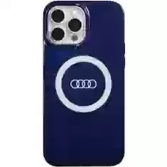 Чехол Audi IML Big Logo Case для iPhone 13 Pro Max Navy Blue with MagSafe (AU-IMLMIP13PM-Q5/D2-BE)