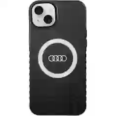 Чохол Audi IML Big Logo Case для iPhone 15 Plus | 14 Plus Black with MagSafe (AU-IMLMIP15M-Q5/D2-BK)