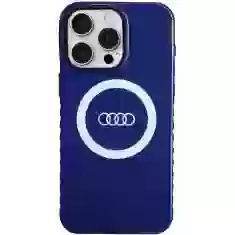 Чохол Audi IML Big Logo Case для iPhone 15 Pro Max Navy Blue with MagSafe (AU-IMLMIP15PM-Q5/D2-BE)