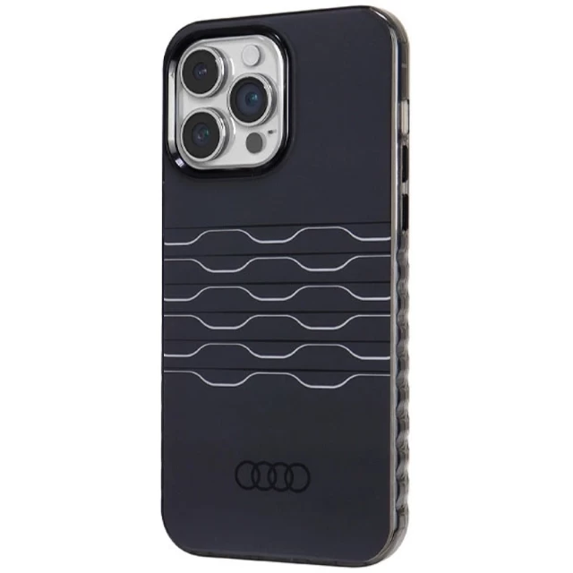 Чохол Audi IML MagSafe Case для iPhone 14 Pro Max Black with MagSafe (AU-MIP14PM-A6/D3-BK)