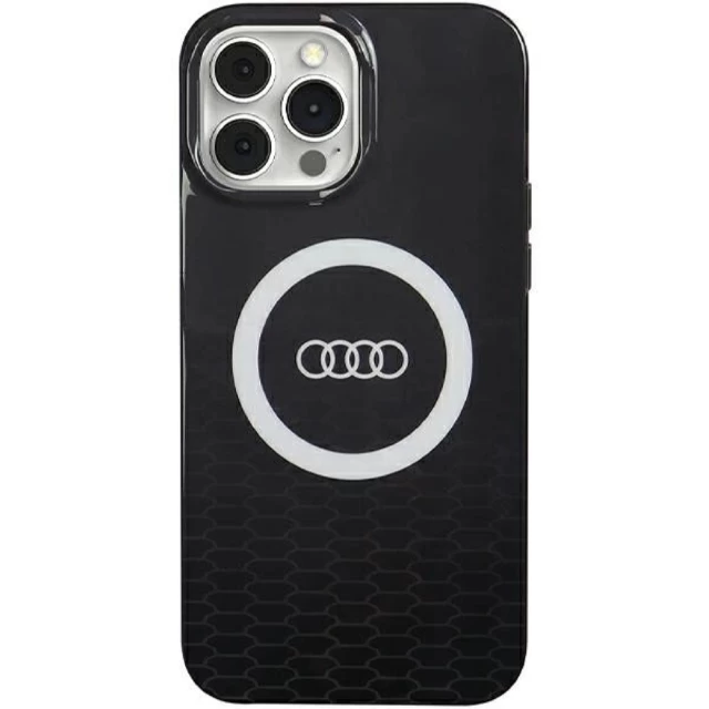 Чохол Audi IML Big Logo Case для iPhone 13 Pro Max Black with MagSafe (AU-IMLMIP13PM-Q5/D2-BK)