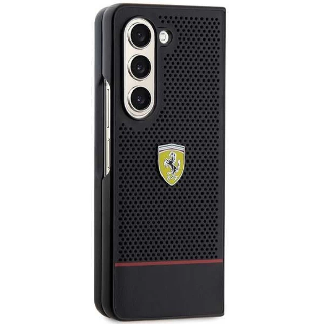 Чохол Ferrari Perforated Line для Samsung Galaxy Fold5 (F946) Black (FEHCZFD5PSEK)
