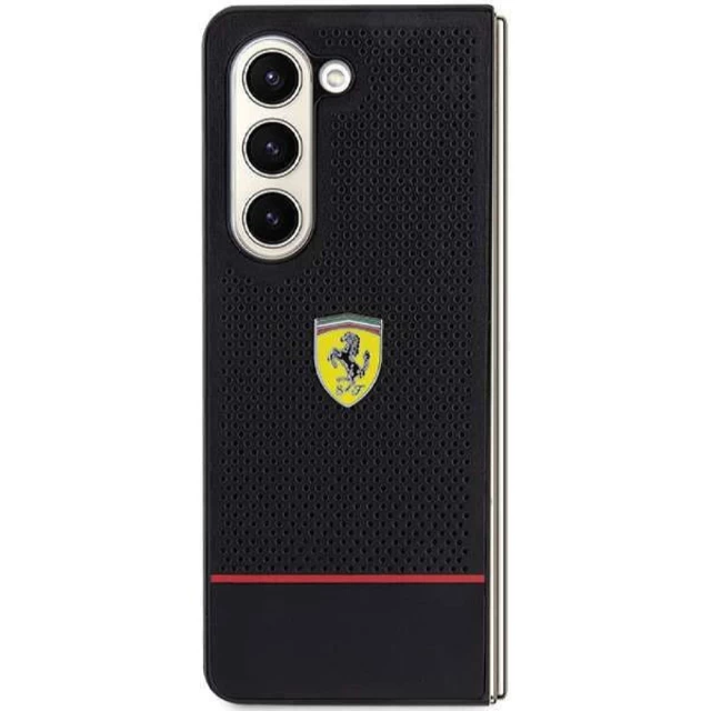 Чехол Ferrari Perforated Line для Samsung Galaxy Fold5 (F946) Black (FEHCZFD5PSEK)