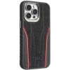 Чохол Audi Genuine Leather для iPhone 14 Pro Max Black/Red with MagSafe (AU-TPUPCMIP14PM-R8/D3-RD)
