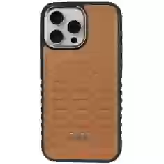 Чехол Audi Synthetic Leather для iPhone 14 Pro Max Brown with MagSafe (AU-TPUPCMIP14PM-GT/D3-BN)