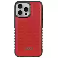 Чехол Audi Synthetic Leather для iPhone 15 Pro Max Red with MagSafe (AU-TPUPCMIP15PM-GT/D3-RD)