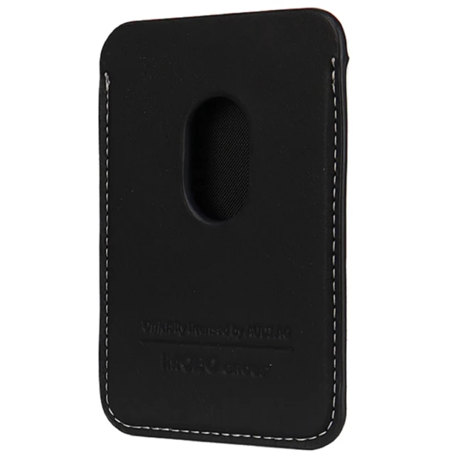 Чехол-бумажник Audi Synthetic Leather Wallet Card Slot Black with MagSafe (AU-MSCH-Q3/D1-BK)