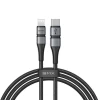 Кабель Baseus BMX MFI Lightning to USB-C 1.2m PD Black (6928548565215)