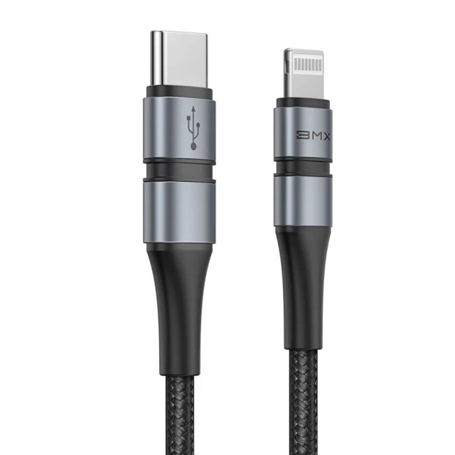 Кабель Baseus BMX MFI Lightning to USB-C 1.2m PD Black (6928548565215)