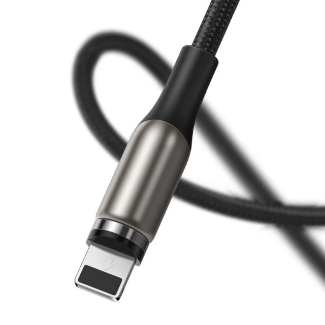Кабель Baseus Zinc Magnetic USB-A to Lightning 1m Black (6953156218024)