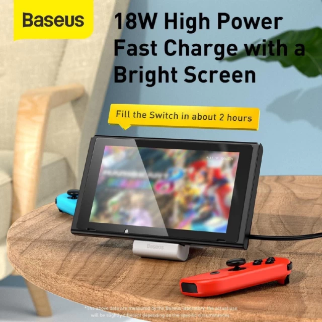 Док-станція Baseus GS10 для Nintendo Switch 18W White (6953156223387)