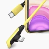 Кабель Baseus Colourful Elbow Lightning to USB-C 1.2m PD Yellow (6953156216594)