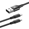 Кабель Baseus Rapid 2-in-1 USB-A to Lightning/Micro-USB 1.2m Black (6953156256347)