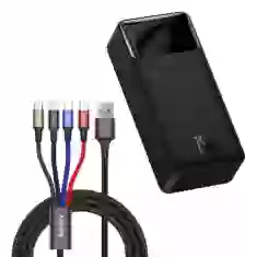 Портативное зарядное устройство Baseus Bipow 15W 30000mAh Black with Cable (5907769307621)