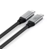 Кабель Satechi USB4 Pro Cable USB-C to USB-C 240W 1.2 m Space Gray (ST-YU4120M)
