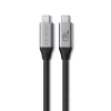 Кабель Satechi USB4 Pro Cable USB-C to USB-C 240W 1.2 m Space Gray (ST-YU4120M)
