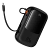 Портативний зарядний пристрій Baseus Qpow Pro+ 20000mAh 22.5W with Built-in USB-C Cable Black (P10067103113-00)