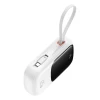 Портативний зарядний пристрій Baseus Qpow Pro+ 20000mAh 22.5W with Built-in USB-C Cable White (P10067103213-00)