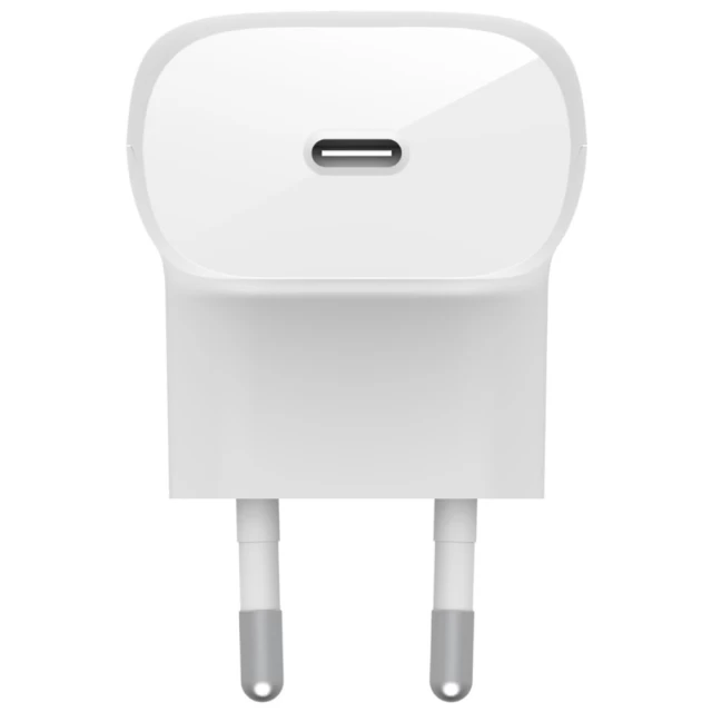 Сетевое зарядное устройство Belkin Home Charger PD 30W USB-C with USB-С to USB-С Cable 1m White (WCA005VF1MWH-B6)