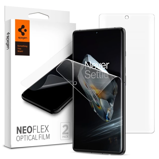 Защитная пленка Spigen Film Neo Flex (2 Pack) для OnePlus 12 Clear (AFL07582)