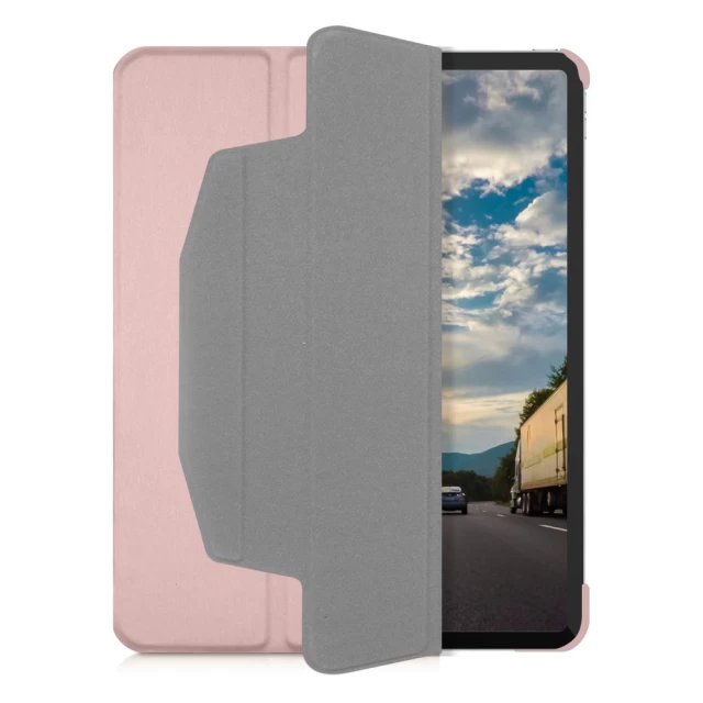 Чехол Macally Protective Case and Stand для iPad Pro 12.9 2021/2020 5th/4th Gen Rose (BSTANDPRO5L-RS)