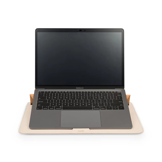 Чохол Moshi Muse 3-in-1 Slim Laptop Sleeve для MacBook Air 13 M1 (2018-2020) і Pro 13 M1/M2 (2016-2022) Seashell White (99MO034101)