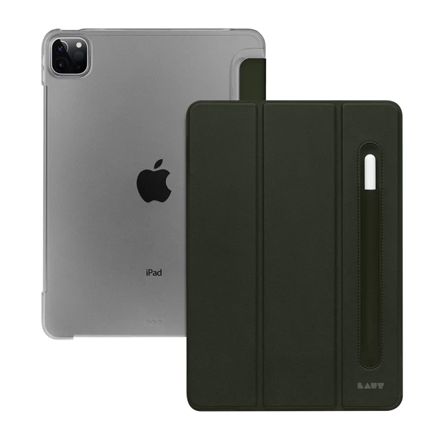 Чехол LAUT HUEX Smart Case для iPad Pro 11 2021/2020/2018 3rd/2nd/1st Gen | Air 4th 10.9 2020 Military Green (L_IPP21S_HP_MG)