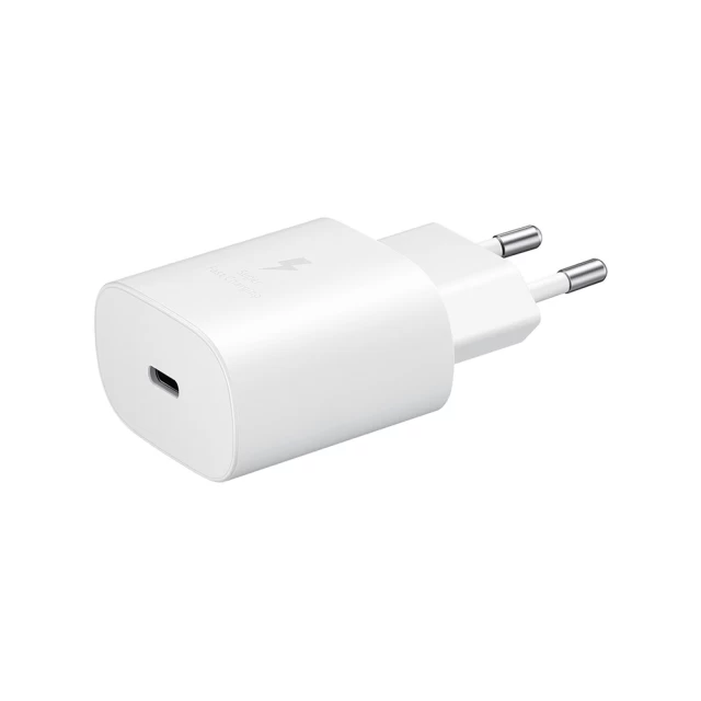 Мережевий зарядний пристрій Samsung PD 25W USB-C White (EP-TA800XWEGRU)