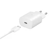 Мережевий зарядний пристрій Samsung PD 25W USB-C White (EP-TA800XWEGRU)