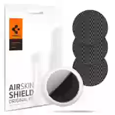 Защитная пленка Spigen для AirTag AirSkin Shield Carbon Black (AFL03161)