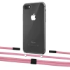Чохол Upex Crossbody Protection Case для iPhone SE 2020 | 8 | 7 Crystal with Twine Coral and Fausset Matte Black (UP83004)