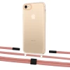Чехол Upex Crossbody Protection Case для iPhone SE 2020 | 8 | 7 Crystal with Twine Cantaloupe and Fausset Matte Black (UP83006)