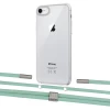 Чехол Upex Crossbody Protection Case для iPhone SE 2020 | 8 | 7 Crystal with Twine Pistachio and Fausset Silver (UP83025)