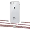 Чохол Upex Crossbody Protection Case для iPhone SE 2020 | 8 | 7 Crystal with Twine Mulberry and Fausset Silver (UP83028)