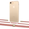 Чохол Upex Crossbody Protection Case для iPhone SE 2020 | 8 | 7 Crystal with Twine Cantaloupe and Fausset Gold (UP83040)