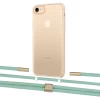 Чохол Upex Crossbody Protection Case для iPhone SE 2020 | 8 | 7 Crystal with Twine Pistachio and Fausset Gold (UP83042)