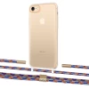 Чехол Upex Crossbody Protection Case для iPhone SE 2020 | 8 | 7 Crystal with Twine Blue Sunset and Fausset Gold (UP83048)