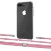 Чохол Upex Crossbody Protection Case для iPhone 8 Plus | 7 Plus Crystal with Twine Coral and Fausset Silver (UP83072)
