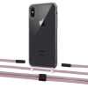Чехол Upex Crossbody Protection Case для iPhone XS | X Crystal with Twine Rose Gold and Fausset Matte Black (UP83105)