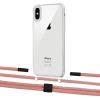 Чохол Upex Crossbody Protection Case для iPhone XS | X Crystal with Twine Cantaloupe and Fausset Matte Black (UP83108)