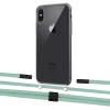 Чохол Upex Crossbody Protection Case для iPhone XS Max Crystal with Twine Pistachio and Fausset Matte Black (UP83212)
