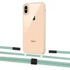 Чохол Upex Crossbody Protection Case для iPhone XS | X Crystal with Twine Pistachio and Fausset Matte Black (UP83110)