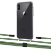 Чохол Upex Crossbody Protection Case для iPhone XS | X Crystal with Twine Mint and Fausset Matte Black (UP83112)