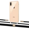 Чохол Upex Crossbody Protection Case для iPhone XS Max Crystal with Twine Black  and Fausset Gold (UP83239)