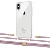 Чохол Upex Crossbody Protection Case для iPhone XS Max Crystal with Twine Rose Gold and Fausset Gold (UP83241)