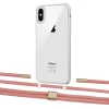 Чехол Upex Crossbody Protection Case для iPhone XS Max Crystal with Twine Cantaloupe and Fausset Gold (UP83244)
