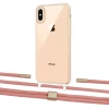 Чехол Upex Crossbody Protection Case для iPhone XS | X Crystal with Twine Cantaloupe and Fausset Gold (UP83142)