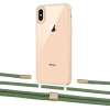 Чохол Upex Crossbody Protection Case для iPhone XS | X Crystal with Twine Mint and Fausset Gold (UP83146)